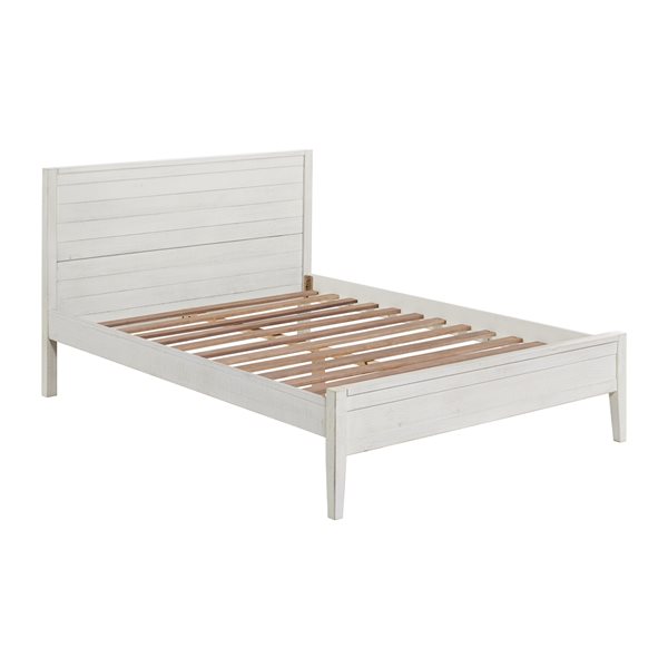 Alaterre Windsor Driftwood White Full Bedroom Set - 5-Piece