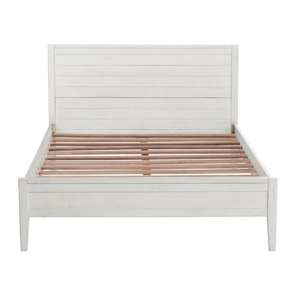 Alaterre Windsor Driftwood White Full Bedroom Set - 5-Piece