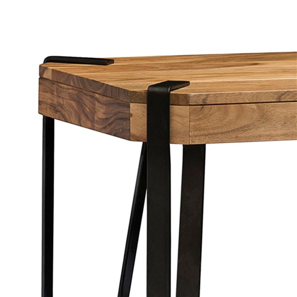 Alaterre Ryegate Brown Rustic Console Table