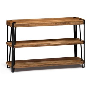 Alaterre Ryegate Brown Rustic Console Table