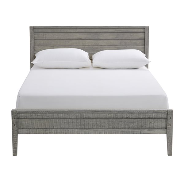 Alaterre Windsor Driftwood Grey Full Bedroom Set - 3-Piece