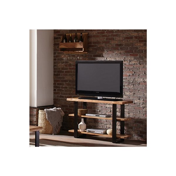 Alaterre Alpine Brown Rustic Console Table