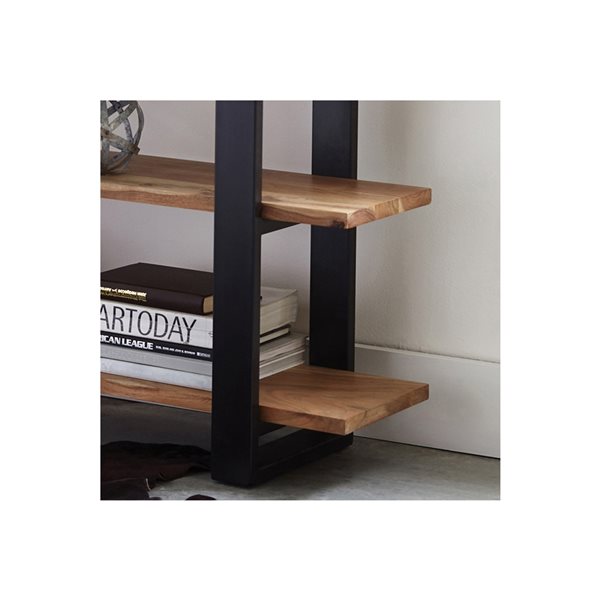 Alaterre Alpine Brown Rustic Console Table