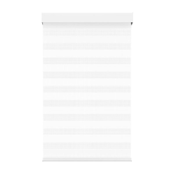 Avanat 64in x 72in White Light Filtering Cordless Indoor Roller Shade