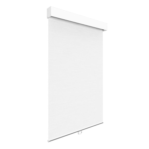 Avanat 24-in x 72-in Light Filtering Cordless Indoor Roller Shade in White