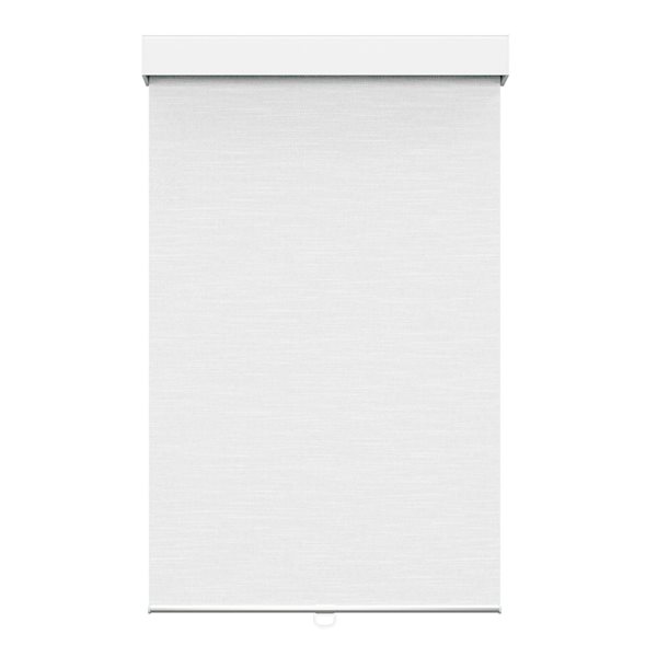 Avanat 24-in x 72-in Light Filtering Cordless Indoor Roller Shade in White