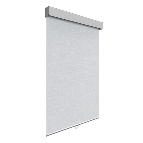 Avanat 64-in x 72-in Light Filtering Cordless Indoor Roller Shade in Grey