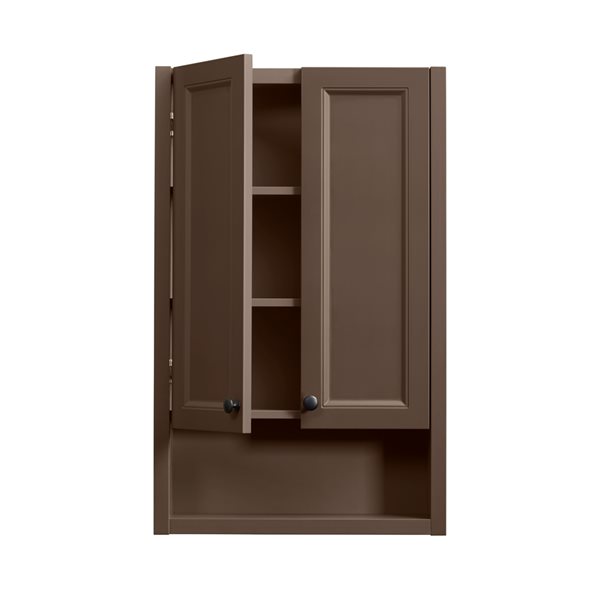 Luxo Marbre Sud 22in x 35.5in x 6.25in Brown Taupe MDF Freestanding