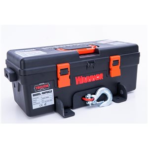DK2 Trojan 1.4-HP 4000-lb Portable Winch with Synthetic Rope