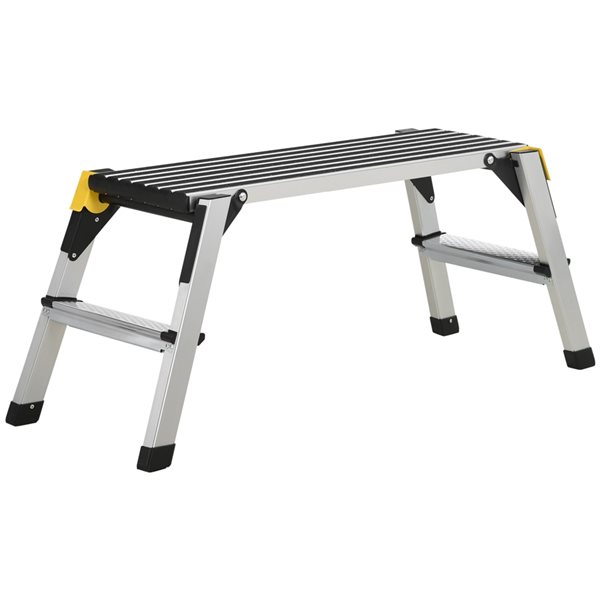 DURHAND 50.25-in x 19.25-in Aluminum Portable Bench