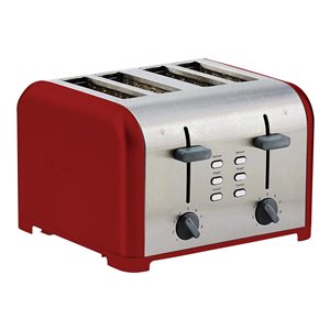 Kenmore 4-Slice Red 1400-Watt Toaster