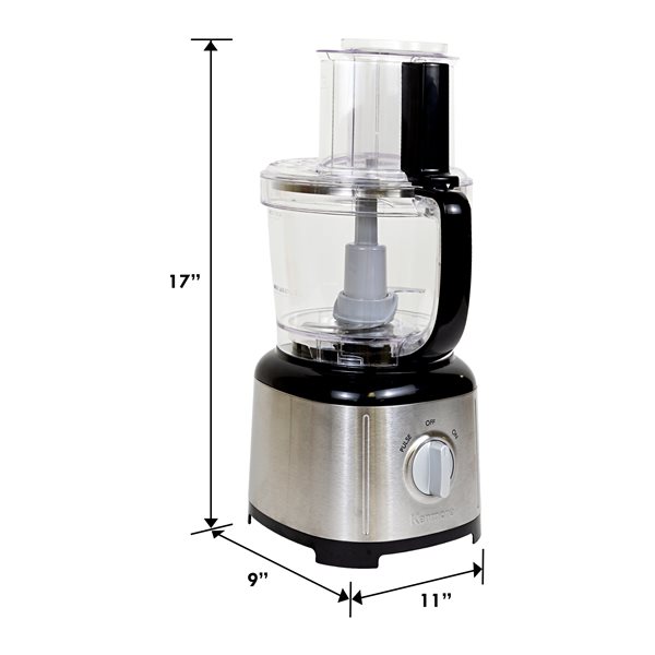 Kenmore 11-Cup Black 2-Blade Food Processor