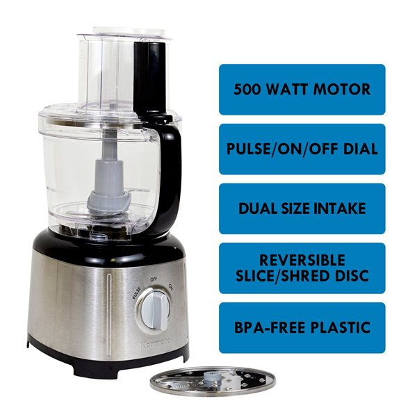 Kenmore 11-Cup Black 2-Blade Food Processor