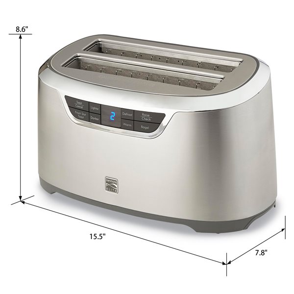 Kenmore 4-Slice Stainless Steel 1600-Watt Toaster