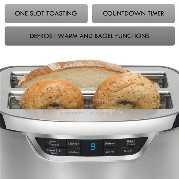 Kenmore 4-Slice Stainless Steel 1600-Watt Toaster