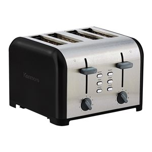 Kenmore 4-Slice Black 1400-Watt Toaster