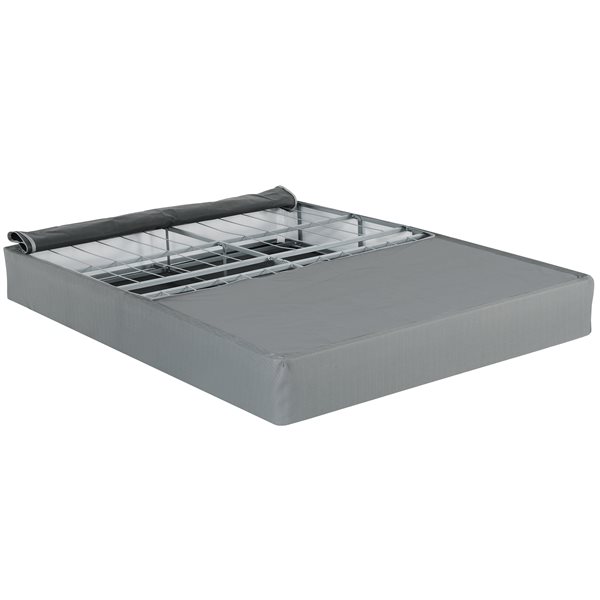 Primo International Delt Grey King Platform Bed