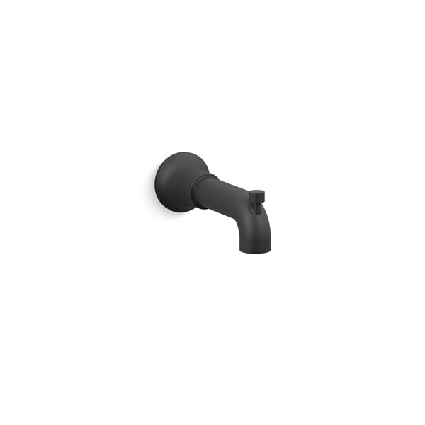 Kohler Tone Matte Black Bathtub Spout With Diverter 27422 BL RONA   331063618 MainImage 001 L 