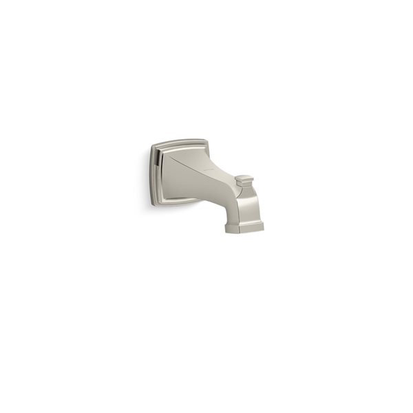 KOHLER Riff® Polished Nickel Bathtub Spout with Diverter