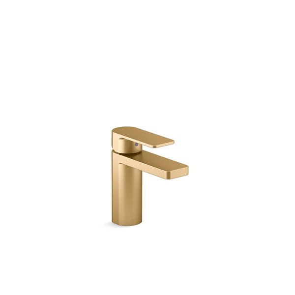 KOHLER Vibrant Brushed Moderne Brass Parallel Single Handle Bathroom   331063697 MainImage 001 L 