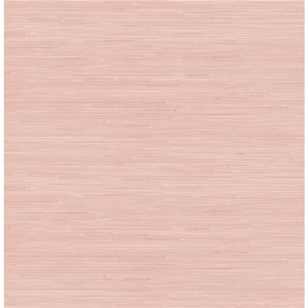 Society Social x Nuwallpaper 30.75-sq. ft. Berry Vinyl Textured Grass Cloth Peel and Stick Wallpaper