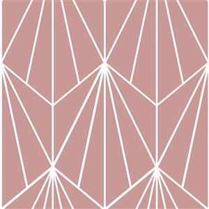 FloorPops Quartz Pink Peel and Stick Vinyl Tiles - 10-Pack