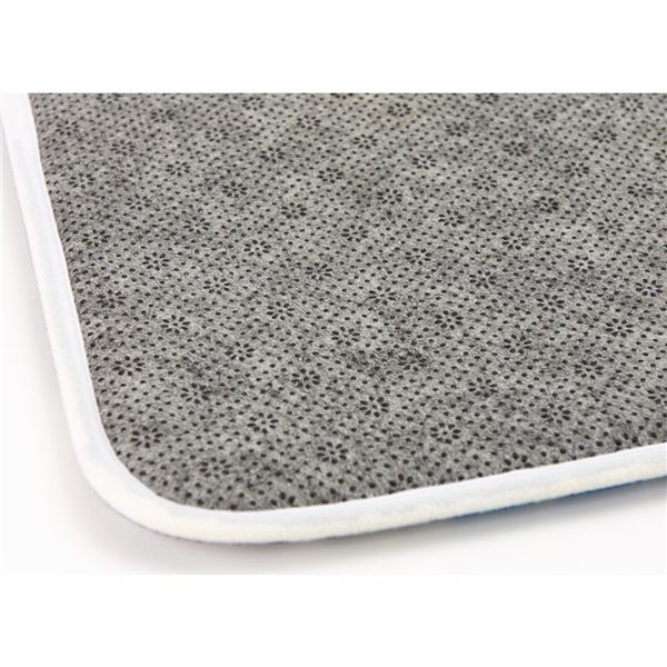 FloorPops Cameron 30-in x 20-in Foam Memory Foam Bath Mat