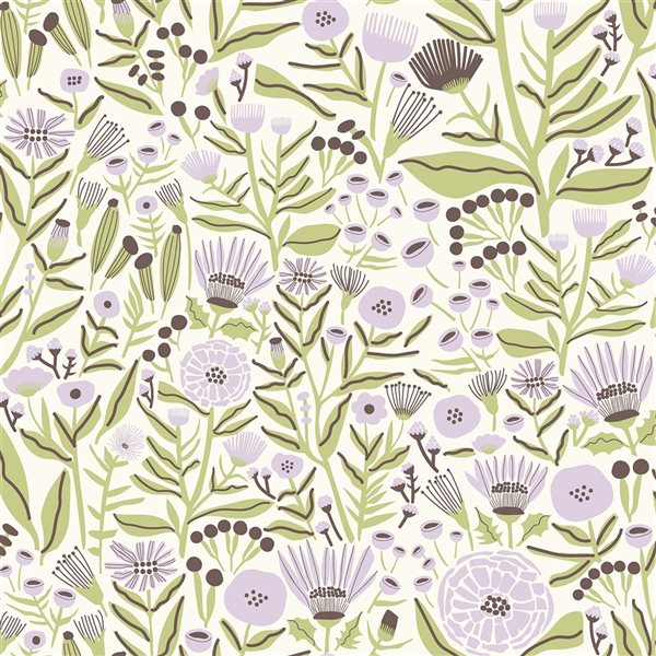 Lavender Body Lines Wallpaper  Peel and Stick  The Wallberry