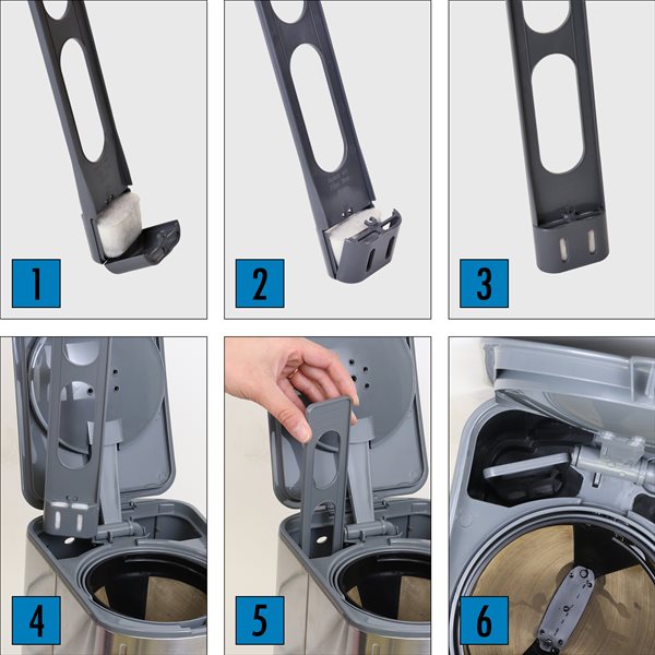 Koolatron Universal Fit Charcoal Water Filters for Coffee Maker - 12-Pack