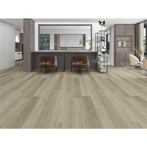 Mono Serra 5.94-in x 48-in (27.76-sq. ft.) Tierra De Fuogo Locking Residential SPC Vinyl Plank Flooring - 14-Piece