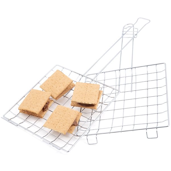 GrillPro Plated Steel S'mores Basket