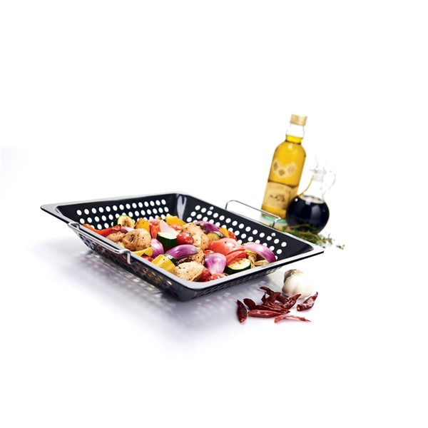 Wok en métal recouvert de porcelaine par GrillPro