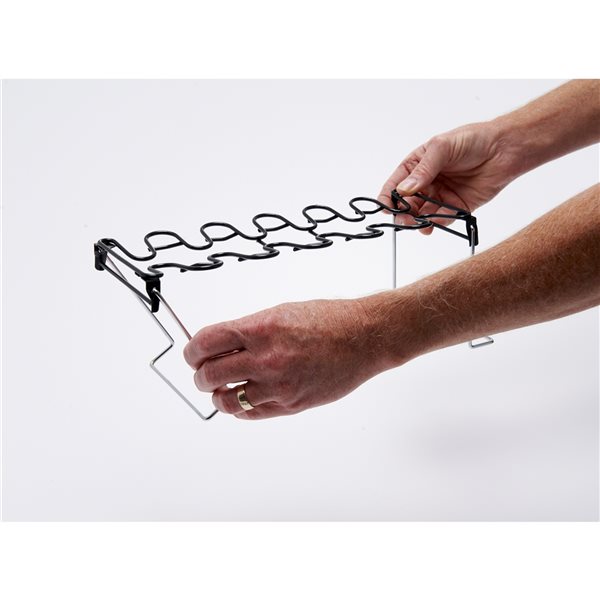 GrillPro Porcelain-Coated Metal Non-Stick Chicken Rack