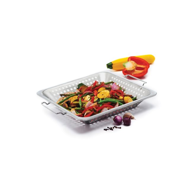 Wok en acier inoxydable par GrillPro