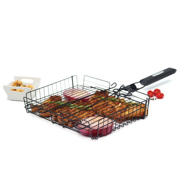 Panier à grillades antiadhésif en métal recouvert de porcelaine par GrillPro