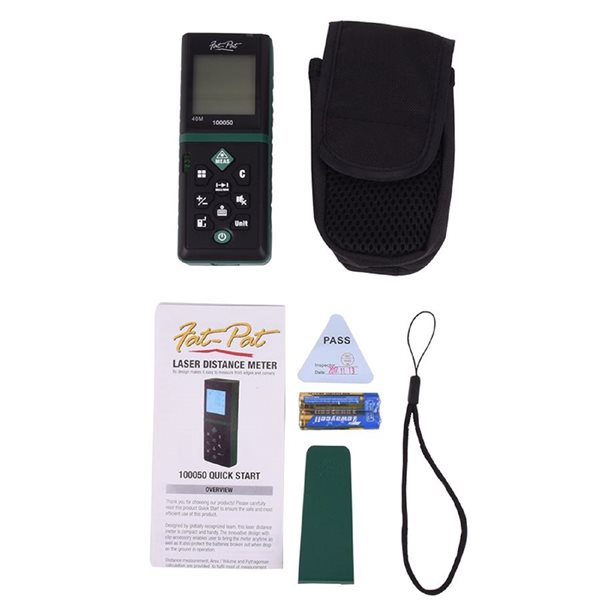 Tooltech Xpert Fat-Pat Laser Distance Meter S2 Quick Start - 131-Ft Range