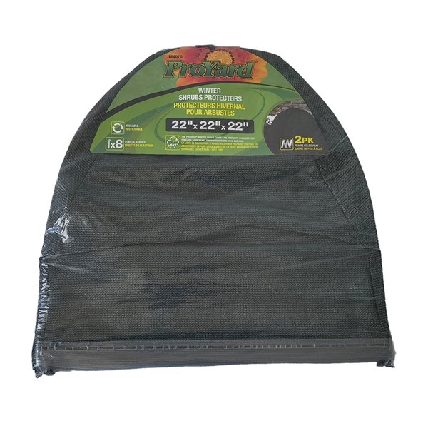 Protecteur hivernal pour arbustes avec piquets de 40 po x 40 po