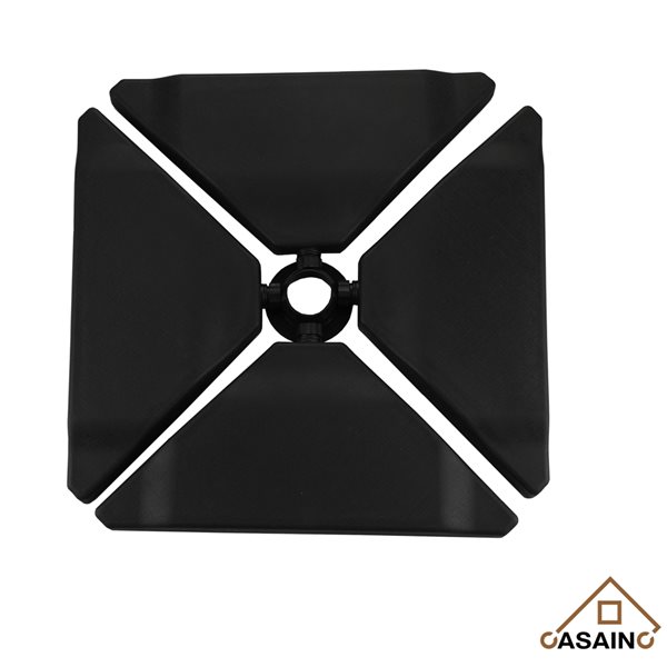 CASAINC 16.53in Black Patio Umbrella Base CABASES6B1 RONA