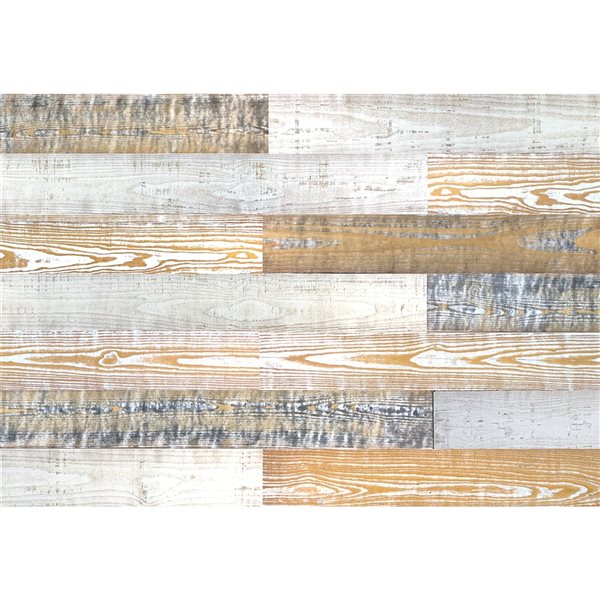 Wood Art Products Multi Color Wall Planks Samples for Interior Wall ...