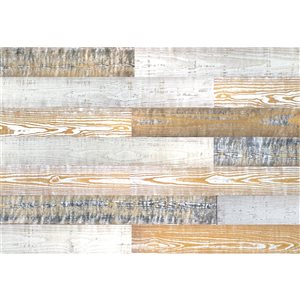 Wood Art Products Multi Color Wall Planks Samples for Interior Wall Decoration