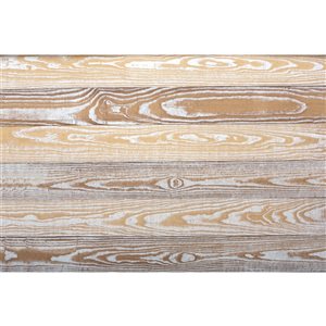 Wood Art Products Whitewash Premium Wall Planks for Interior Wall Decoration