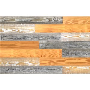Wood Art Products Multi Color Wall Planks Samples for Interior Wall Decoration