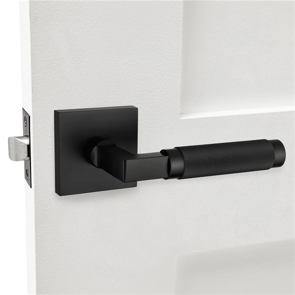 Explore Hardware Soho Black Reversible Passage Door Handle