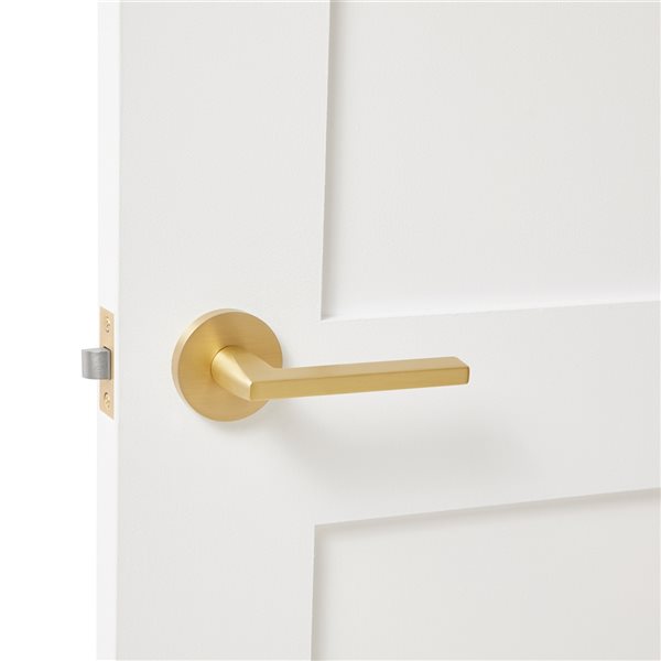 Explore Hardware Champagne Gold Reversible Dummy Door Handle