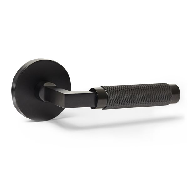 Explore Hardware London Black Reversible Passage Door Handle