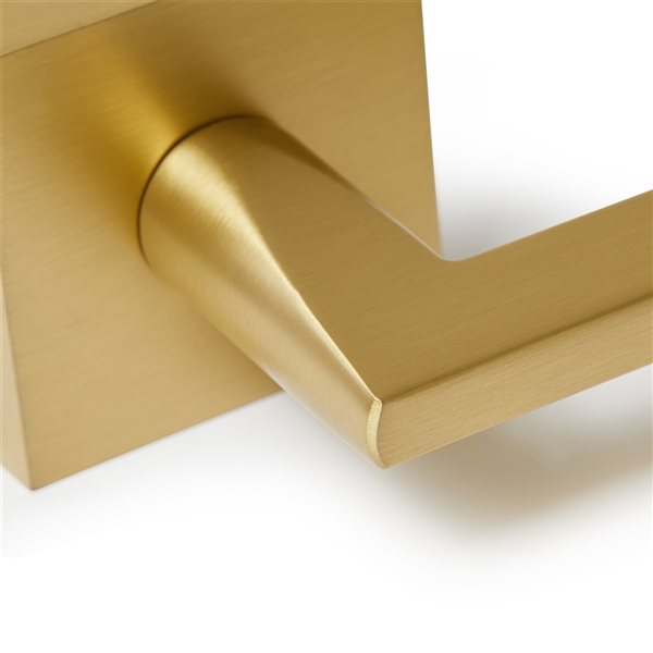 Explore Hardware Monaco Gold Reversible Passage Door Handle