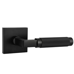 Poignée de porte intimité réversible Soho par Explore Hardware, noir