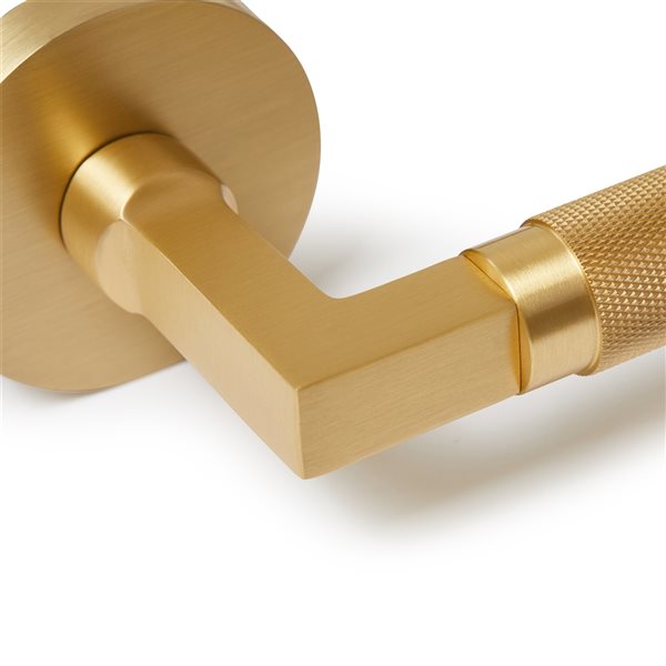 Explore Hardware St Tropez Gold Reversible Passage Door Handle