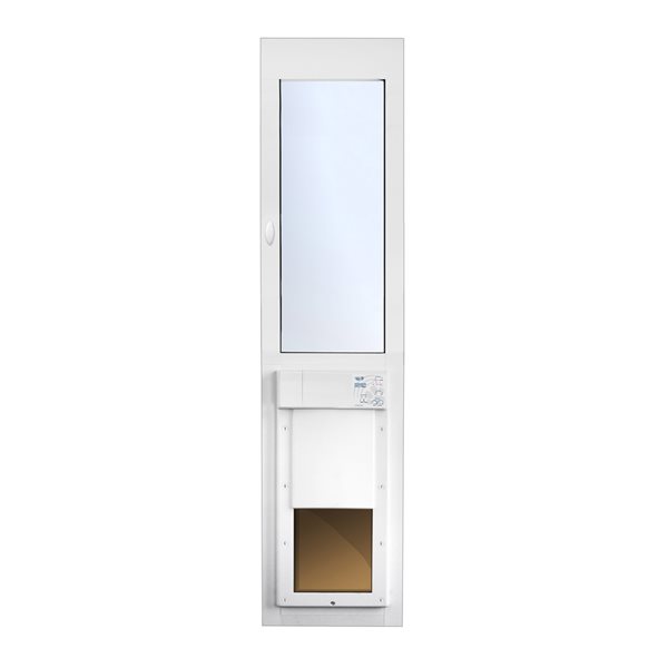 High tech pet cheap dog door