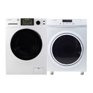 Equator Advanced Appliances Electric Stacked Laundry Center with 1.9-cu ft Washer (EW 835) and 3.5-cu ft Dryer (ED 860)